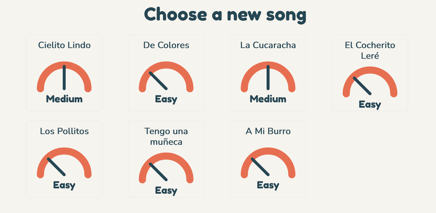 New Song Page Screenshot